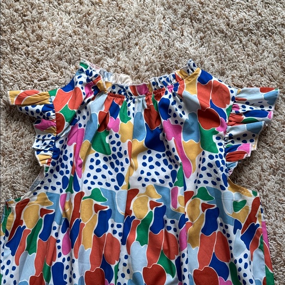 Vibrant Multicolor Casual Dress - Picture 5 of 9